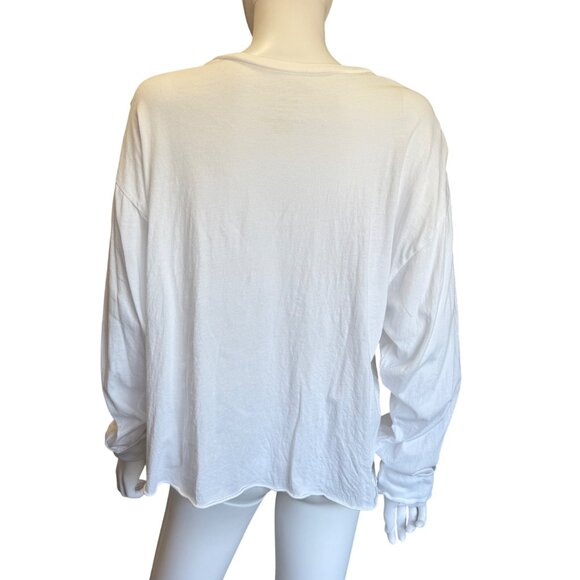 Grayson Threads White Long Sleeve Graphic Tee Iconic Floral Japanese Letters XXL - Picture 2 of 6